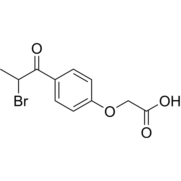 2-[4-(2-Bromo-1-oxopropyl)phenoxy]acetic acid 33254-93-2